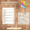 42Pcs Planner Stencils Templates, 7×5 Inch Reusable Journal Stencils, Suitable for Daily Or Weekly Planning, Habit Formation, and Personal Journaling.